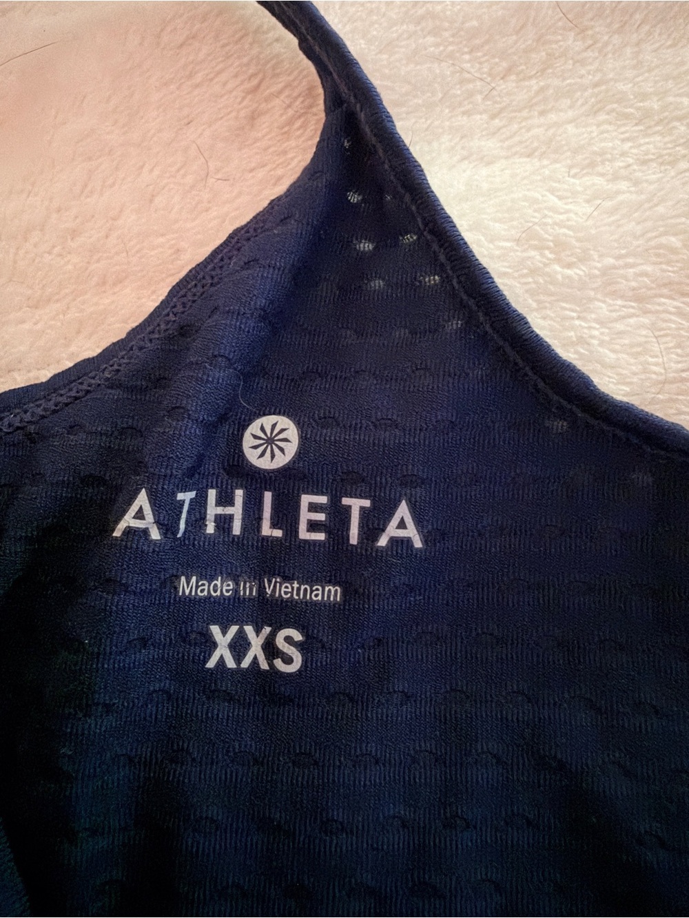 Athleta Racerback Tank Top💙🖤 - Picture 3 of 4